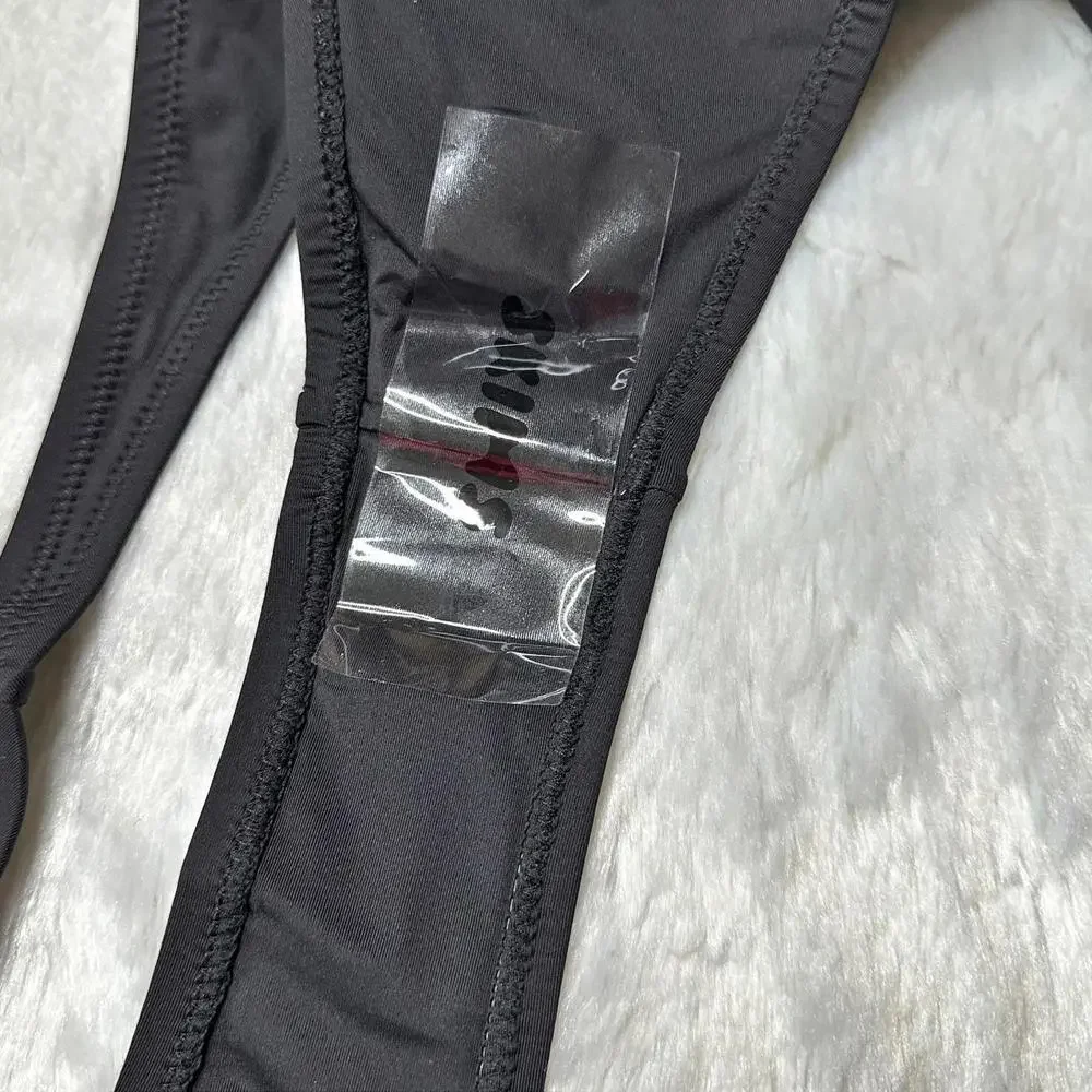 NWT Skims Swim Cheeky Tanga Bikini Bottoms Onyx Women’s 4X